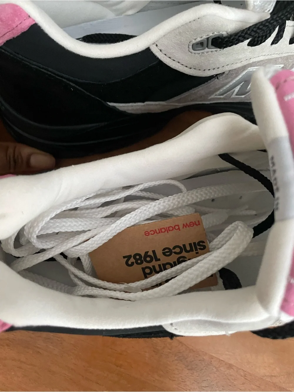 New Balance 991.9 Made in England M9919FR Gray Pink Black Men’s Size 13 New Rare